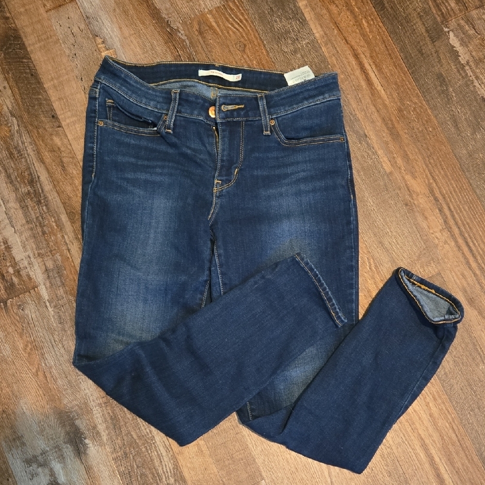 🇺🇸Levi's Blue Ankle Cropped Jeans with Modern Cut